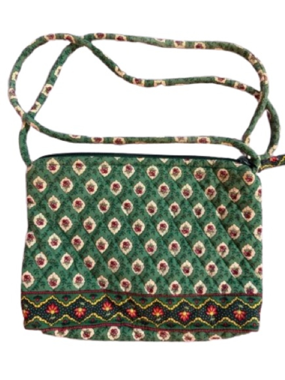 Vera Bradley “Greenfield”Quilted Floral Crossbody Bag - Versatile Everyday Carry